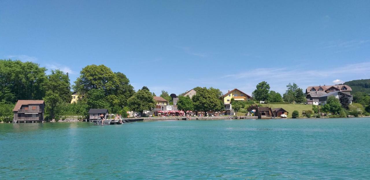 Ferienwohnungen Zum Attersee Lenzing Exterior foto